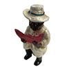 Image 2 : 2x Vintage Black Americana Collectibles: Cast Iron Coin Bank & Plush Doll