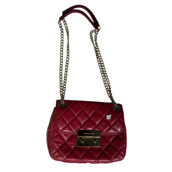 Michael Kors Red Quilted Purse