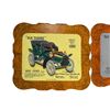 Image 2 : 5x Vintage Car Collectibles: Merit Racing Car Kit, Thermometer, & 3x 3d Old Timers Wall Hangers
