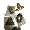 Image 8 : Assorted Vintage Military Collectibles: Cap Badges, Patches, Shell, & Buttons