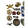 Image 2 : Assorted Vintage Military Collectibles: Air Forces, Navy, Patches, Pinbacks, & More