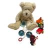 Image 2 : Assorted Vintage Toys: Original Clackers, McDonald's Toys, & J.B. Bean Teddy Bear