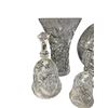 Image 2 : 5x Vintage Pin Wheel Crystal: Bells, Vases, & Bowl