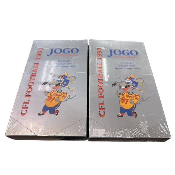 2x Sealed CFL Football JOGO 1991 Booster Boxes