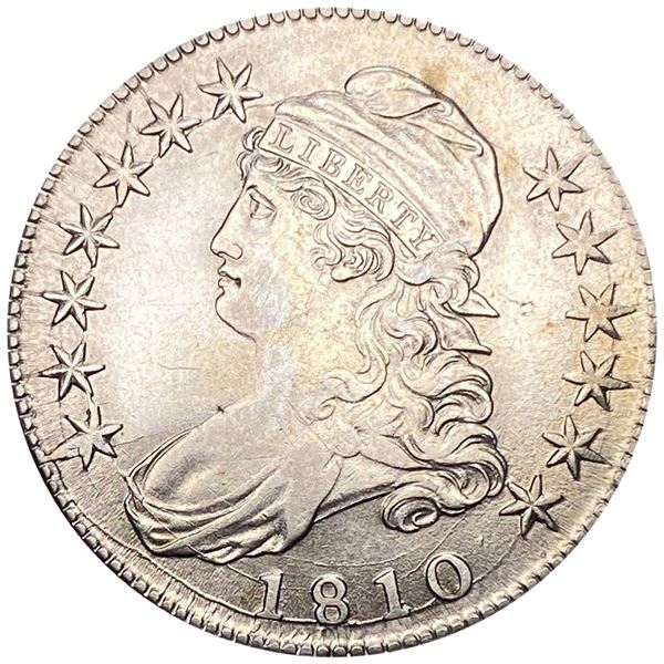 1810 Capped Bust Half Dollar CLOSELY UNCIRCULATED