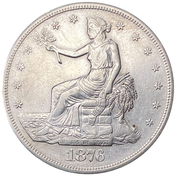 1876-S Silver Trade Dollar LIGHTLY CIRCULATED
