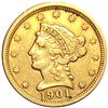 1901 $2.50 Gold Quarter Eagle