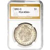 1892-O Morgan Silver Dollar PGA MS66+