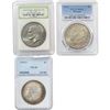 Image 1 : 1883-1978 BU US Silver and Clad Dollar Set [3 Coins] PCGS/NNC/INB MS64-65