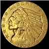 1909-D Indian Head Half Eagle $5 Gold NEARLY UNCIRCULATED