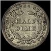 Image 2 : 1838 Seated Liberty Half Dime LIGHTLY CIRCULATED
