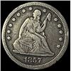 Image 1 : 1857 Seated Liberty Quarter LIGHTLY CIRCULATED