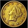 1851-O Gold $1 Liberty Head CHOICE AU