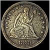 1858 Seated Liberty Quarter LIGHTLY CIRCULATED