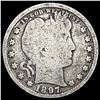 1897 Barber Quarter NICELY CIRCULATED