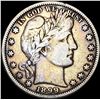 1899 Silver Half Dollar (Barber) LIGHTLY CIRCULATED