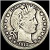 1912 Barber Silver Quarter LIGHTLY CIRCULATED