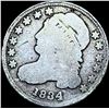 Image 1 : 1834 Capped Bust Dime NICELY CIRCULATED