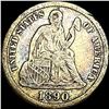 1890-S Seated Liberty Dime LIGHTLY CIRCULATED
