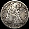 1846-O Silver Seated Liberty Dollar NEARLY UNCIRCULATED