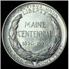 1920 Silver Maine Centennial Half Dollar CHOICE BU