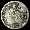 1876 Seated Liberty Quarter LIGHTLY CIRCULATED