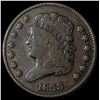 1833 Classic Head Half Cent LIGHTLY CIRCULATED