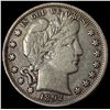 1892-S Silver Barber Half Dollar LIGHTLY CIRCULATED