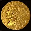 1909 Indian Head $2.5 Gold Quarter Eagle CHOICE AU