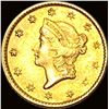 Image 1 : 1851 Gold $1 Type 1 CLOSELY UNCIRCULATED
