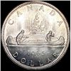 Image 2 : 1965 Canada Silver Dollar GEM BU