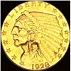 1928 Indian Head $2.5 Gold Quarter Eagle UNCIRCULATED