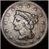 1839 Braided Hair Large Cent LIGHTLY CIRCULATED