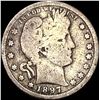 1897-O Silver Barber Quarter NICELY CIRCULATED