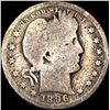 1896-O Silver Barber Quarter NICELY CIRCULATED