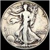 1938-D Silver Walking Liberty Half Dollar LIGHTLY CIRCULATED