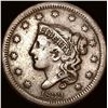 1839 Braided Hair Large Cent LIGHTLY CIRCULATED