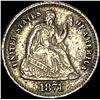 Image 1 : 1871 Silver Half Dime LIGHTLY CIRCULATED