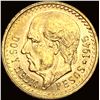 Image 1 : 1945 Mexico Gold 2 1/2 Pesos .0603oz AGW GEM BU