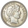 1911-D Silver Barber Dime CHOICE AU