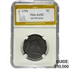 1795 Liberty Cap Large Cent 5% Off-Center PGA AU50