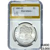 Image 1 : 1880-CC Morgan Silver Dollar PGA MS64+