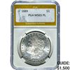 1889 Morgan Silver Dollar PGA MS65 PL