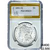 1891-CC Morgan Silver Dollar PGA MS63+