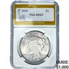1934 Silver Peace Dollar PGA MS65