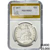 Image 1 : 1877 Silver Trade Dollar PGA MS63