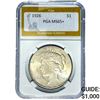 1926 Silver Peace Dollar PGA MS65+