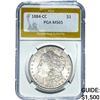 1884-CC Morgan Silver Dollar PGA MS65