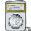 1878 8TF Morgan Silver Dollar PGA MS66