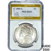 1880-S Morgan Silver Dollar PGA MS65